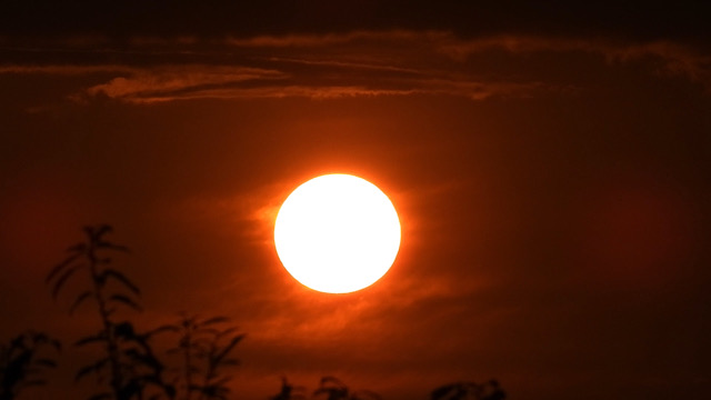 Nikon COOLPIX P100で撮影した夕陽